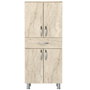 Hanah Home Gabinete de Baño Arizona 4 Doors Travertino Melamina 140x59.4x31.5 cm